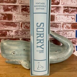 Brand new Sorry Board Game in hardback book storage style.